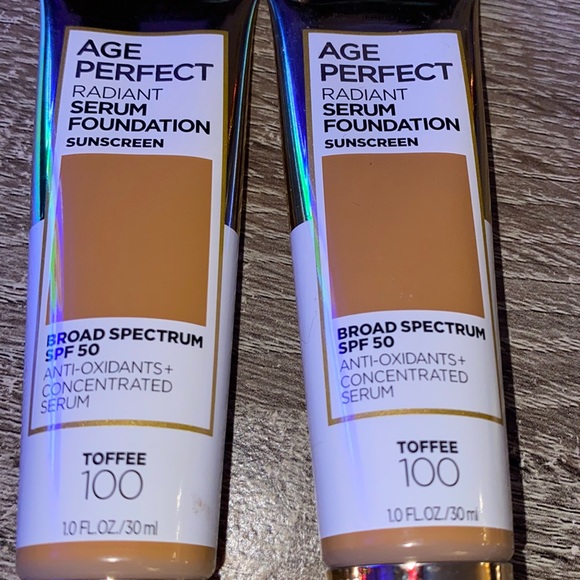 L'Oreal Paris Age Perfect Radiant Serum Foundation Makeup 100 Toffee new - Picture 5 of 5